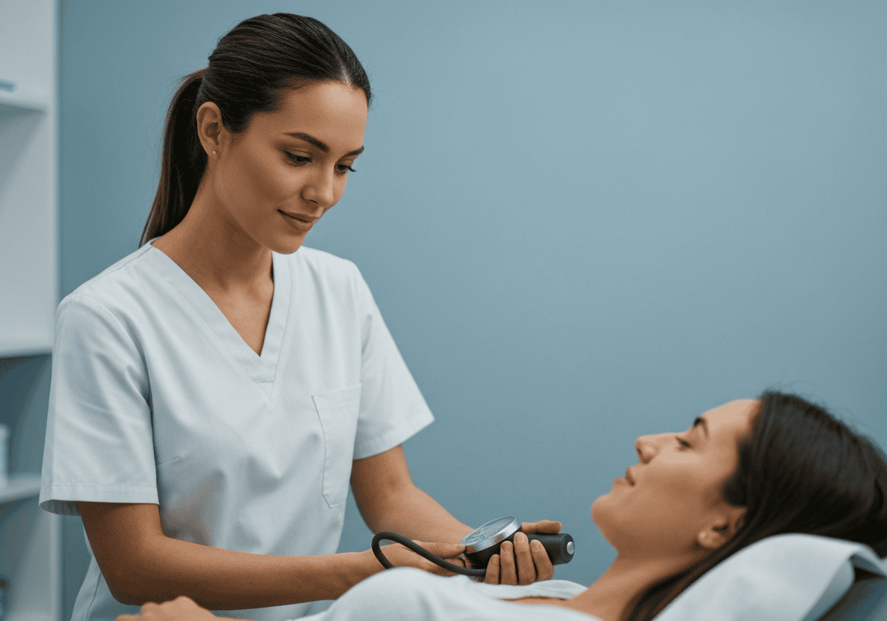 A prescription being clearly explained to a patient.